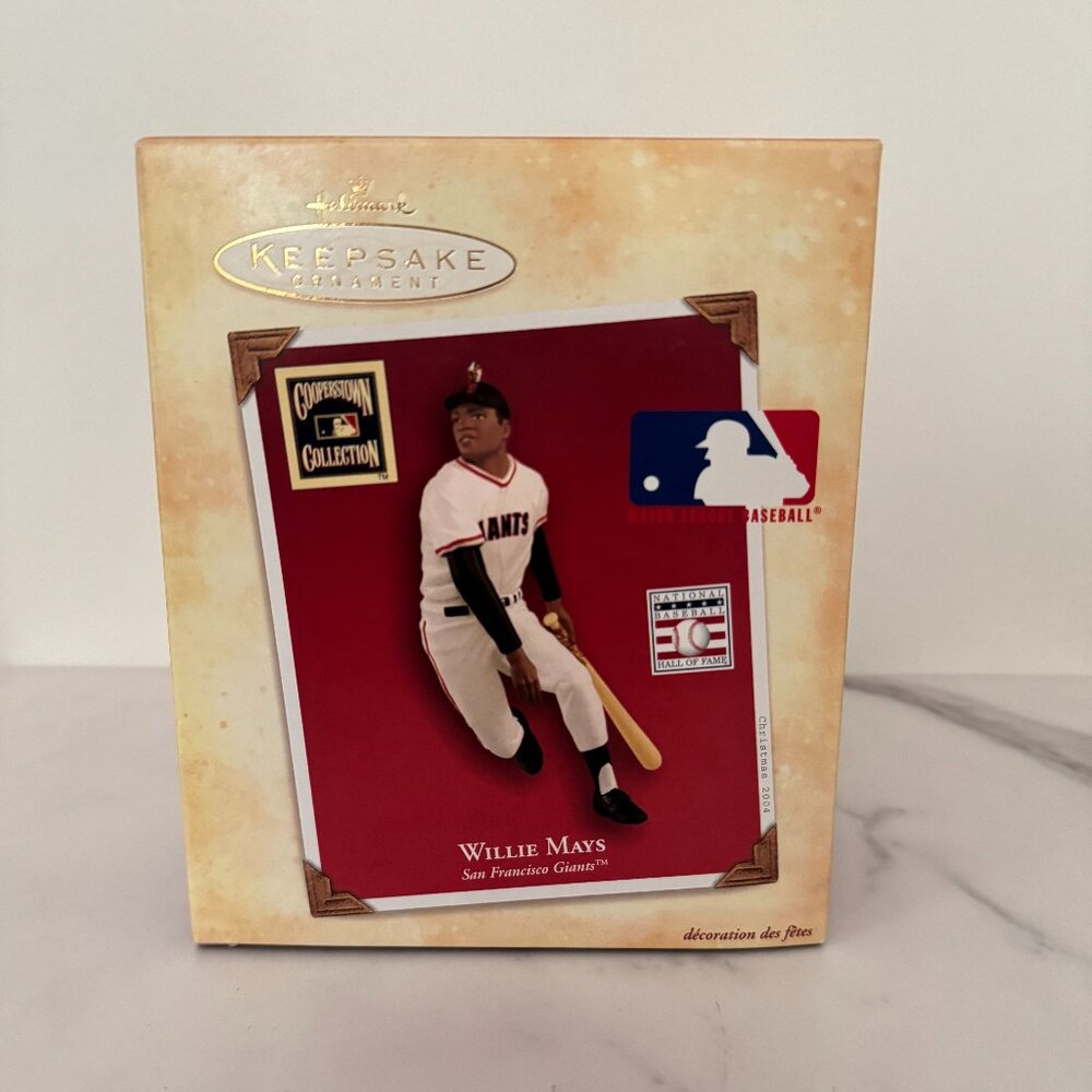 Hallmark Keepsake Ornament – Willie Mays San Francisco Giants 2004 Christmas